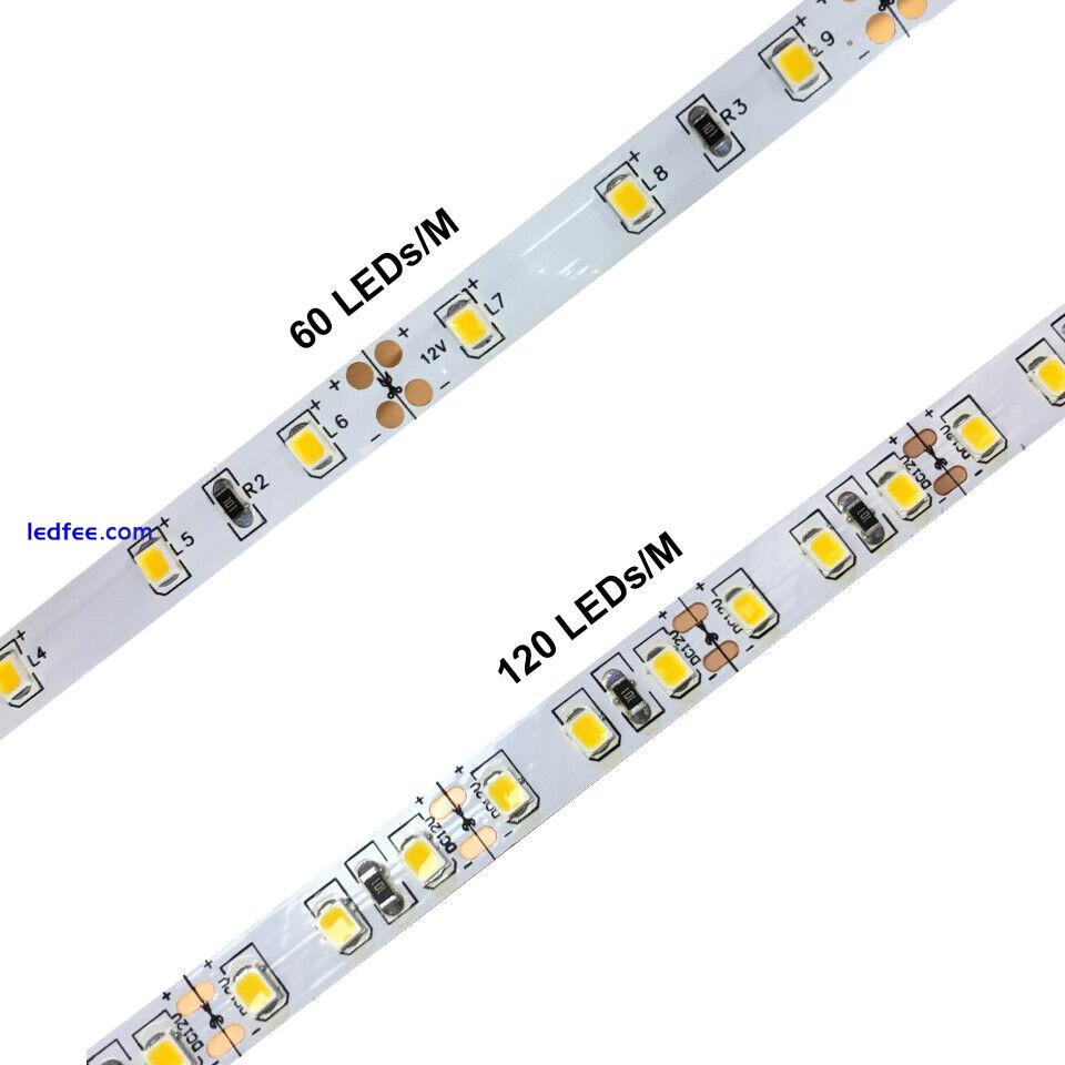 LED Strip Lights 5M 12V SMD 2835 60 LEDs/M 120 LEDs/M IP20 Indoor Flexible Tape 3 