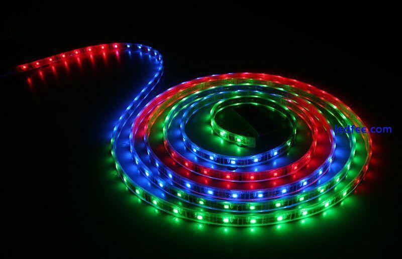 LED Strip 220V 240V 5050 SMD IP67 Waterproof Lights Rope White Blue RGB UK plug 6 