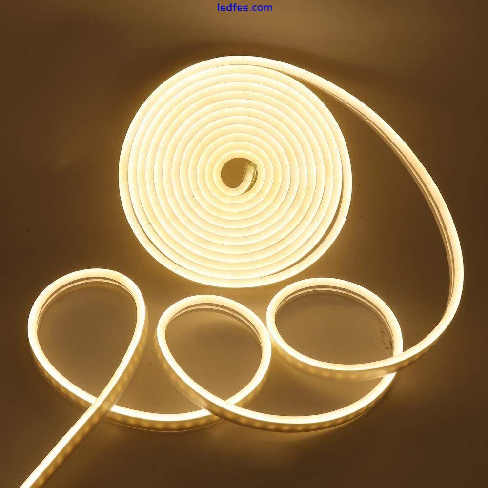 LED Strip Lights Flexible Neon Flex Rope Lights Waterproof Outdoor Lighting 12V 5 