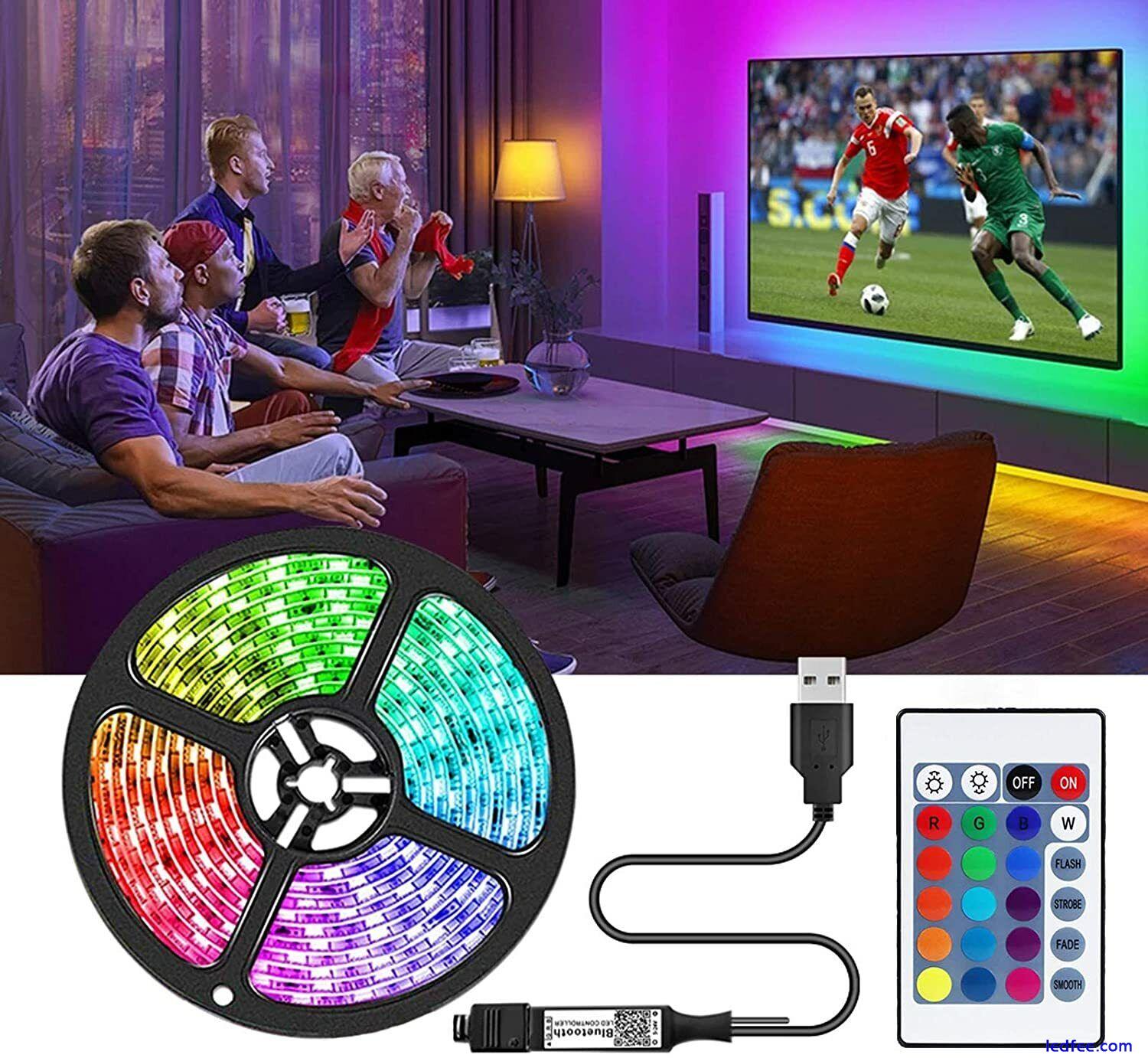 TV Led Lights USB TV Backlight Strip 5050 RGB Lighting Strips + Remote Control 0 