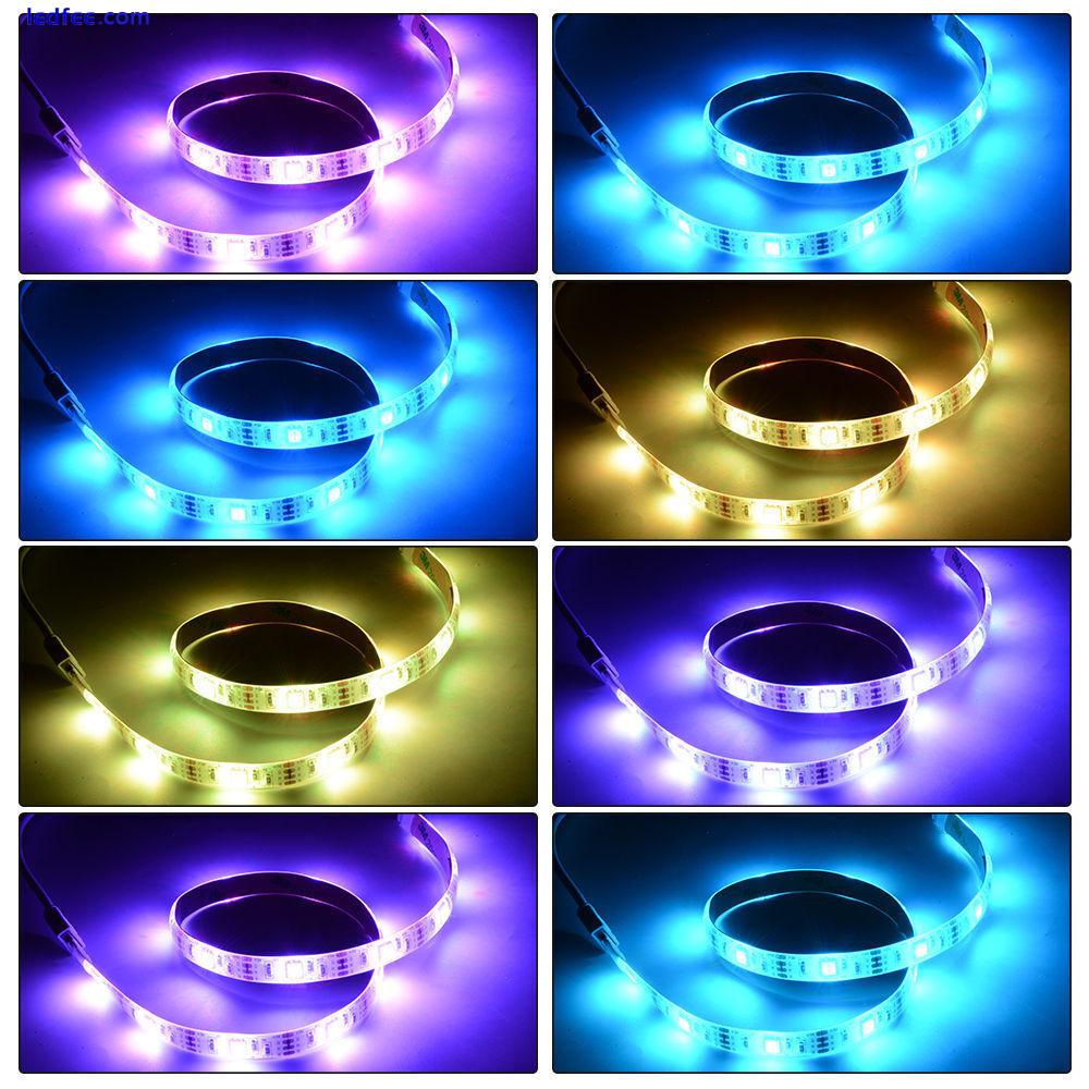 LED STRIP LIGHTS RGB COLOUR CHANGING UNDER CABINET KITCHEN LIGHTING SMD 5050 0 