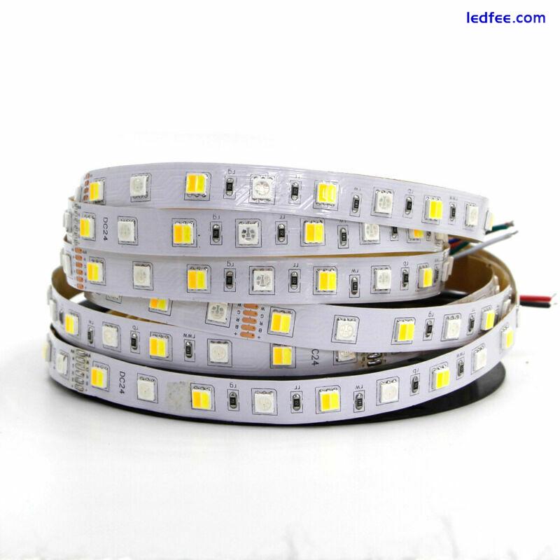 SMD 5050 RGB CCT LED Strip light tape lamp Waterproof DC 12V 24V RGBW RGBWW 5m 0 