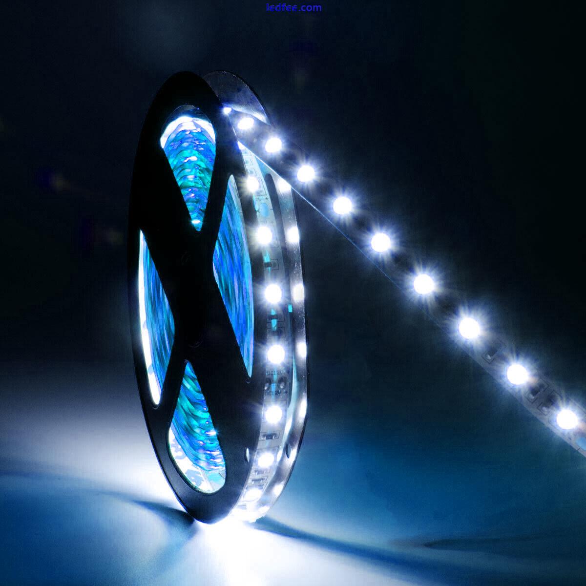 Flexible 5M Roll 12/24V SMD 5050 LED Strip Light TV Back Light RGB Colour Change 4 