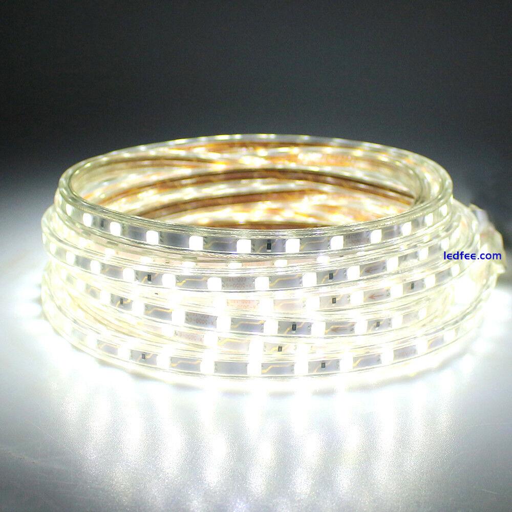 LED Strip lights 220V 1M-20M 5050 60leds/m Flexible tape rope Light Waterproof 4 