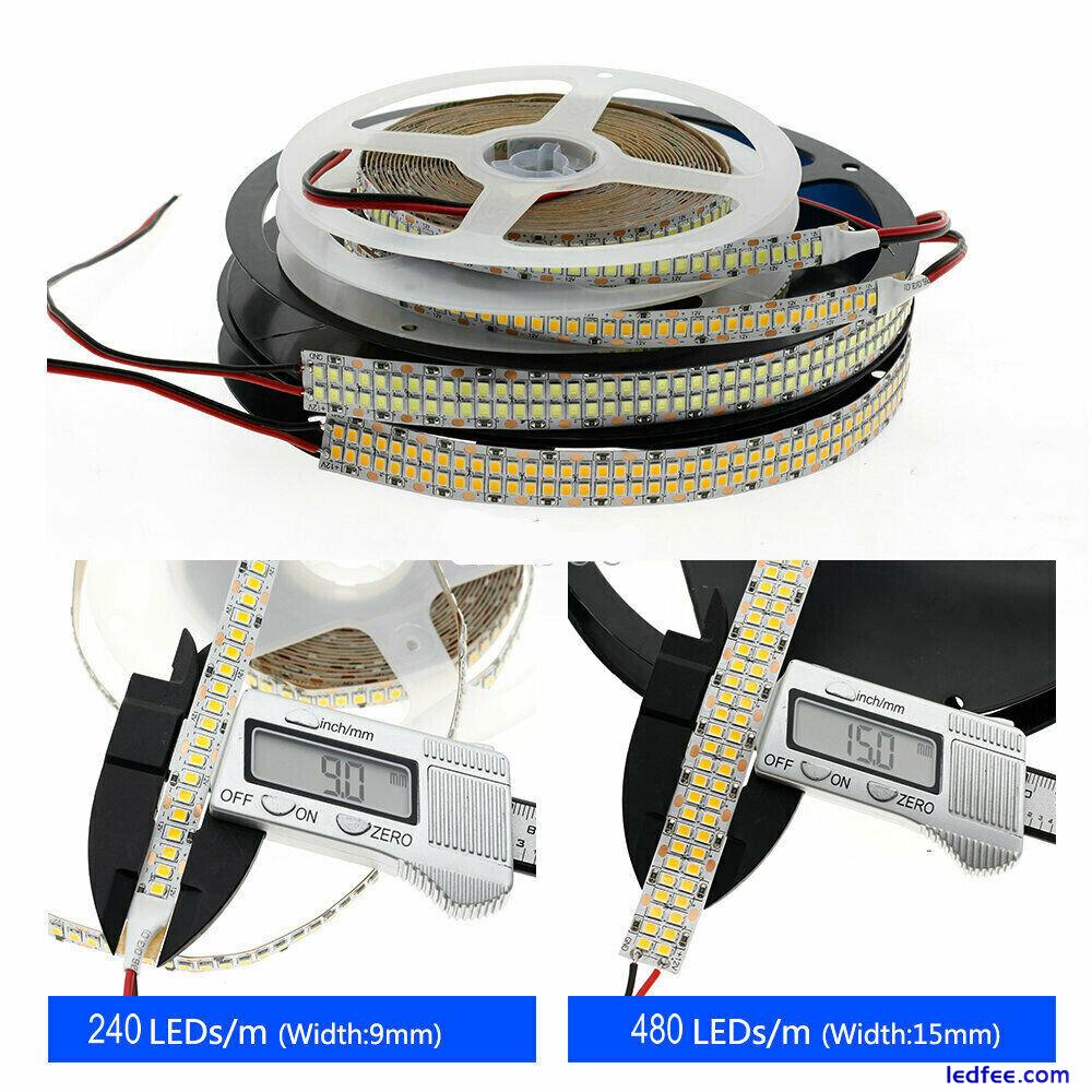 super bright LED Strip lights 2835 DC 12V Flexible Warm White Neon 3M tape lamp 4 