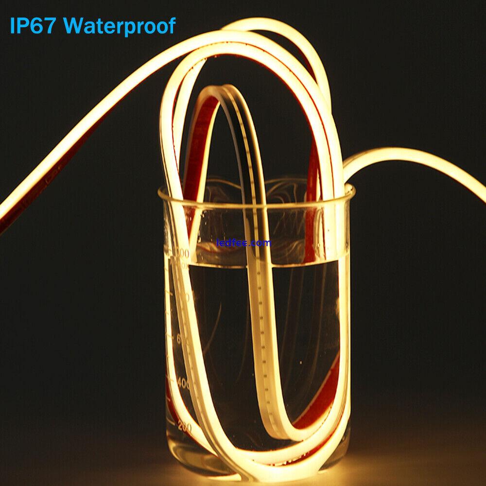 5/12/24V 2835 Flexible LED Strip LIGHT Waterproof Neon Lights Silicone Tube LAMP 0 