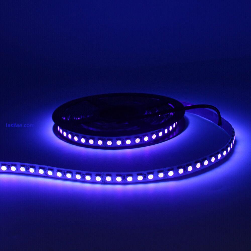 UV led strip light 395-405nm 5050 60/120led/m Flexible blacklight string 12/24V 0 