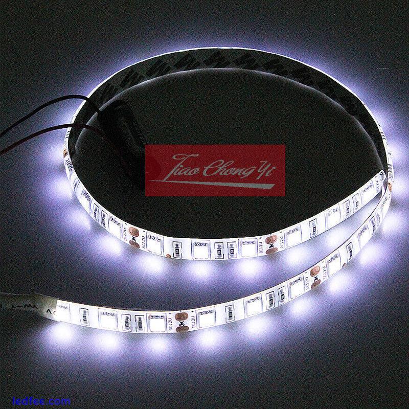 Battery Powered LED Strip 5050 SMD 50CM White Waterproof Flexible LED Strip 2 