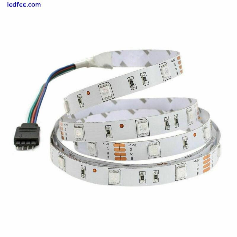 1m-10m 5050 RGB 60led/m LED Strip Lights Colour Changing Tape Kitchen Lighting 0 