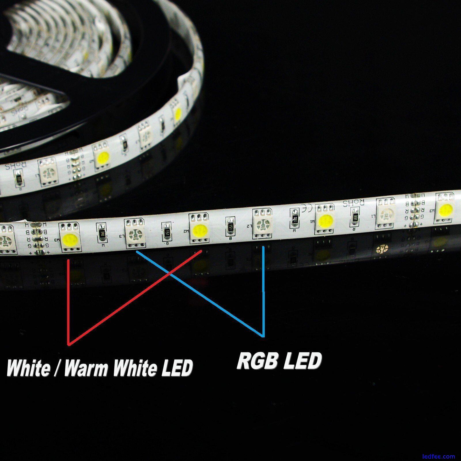 1M-10M RGBW LED Color Changing Strip Lights 2.4GHz RF 4 Zone Touch Controller 1 