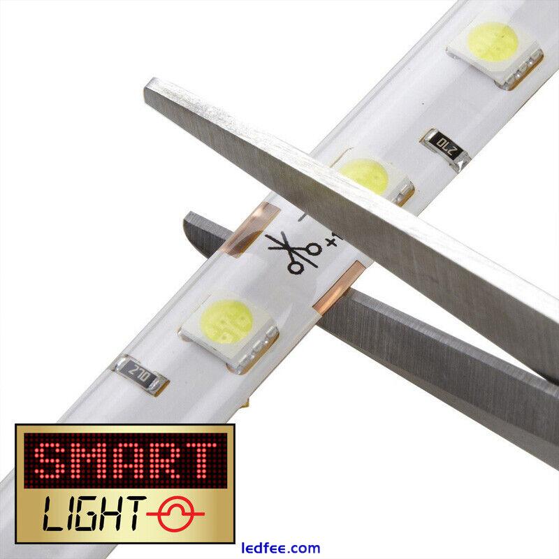 24V WHITE 1M-20M LED Light Strip Tape XMAS Cabinet Kitchen Lighting WATERPROOF 1 
