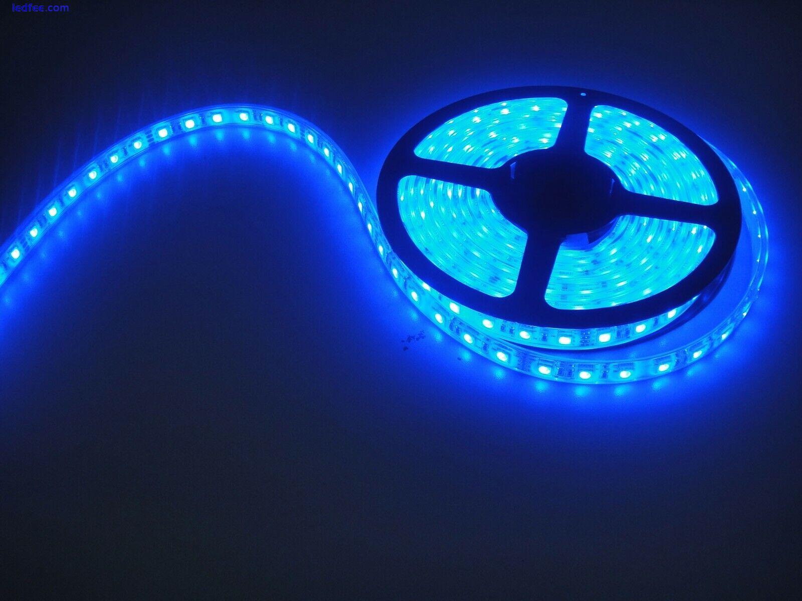 LED STRIP LIGHTS 5050 RGB COLOUR CHANGING TAPE UNDER CABINET KITCHEN TV  1 