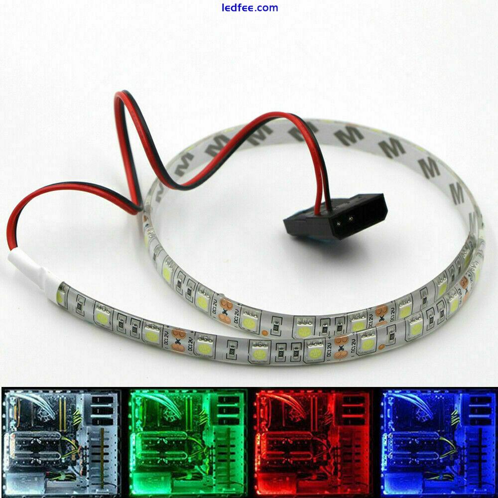 12V RGB LED Strip Light for pc case Computer Molex 4pin Connector Header gamer 0 