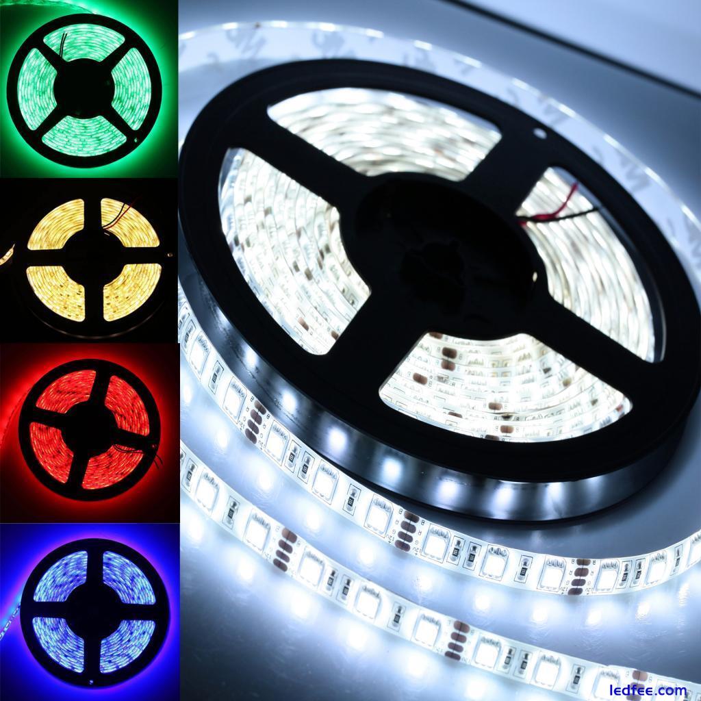 5M Led Strip Light 5050 5630 3528 SMD  Bright Flexible tape ribbon Lamp DC 12V 2 