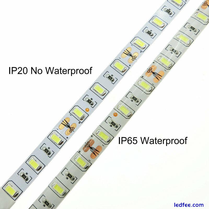 5630 12V 300Leds SMD Waterproof Led Strip Lights Lamp Ultra Bright 5M - 20M 0 