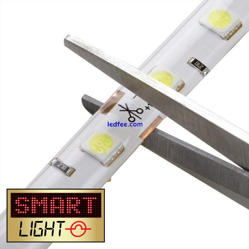 12V WHITE 1M-10M LED Light Strip Tape XMAS Cabinet Kitchen Lighting WATERPROOF 1 