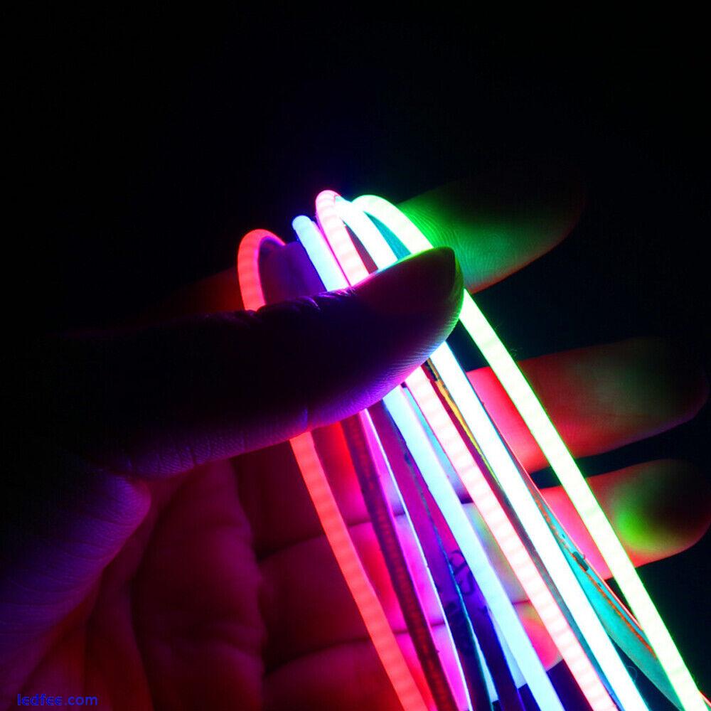 Ultra thin 2.7mm COB LED Strip Light Flexible Tape Lights Home DIY Lighting LAMP 3 