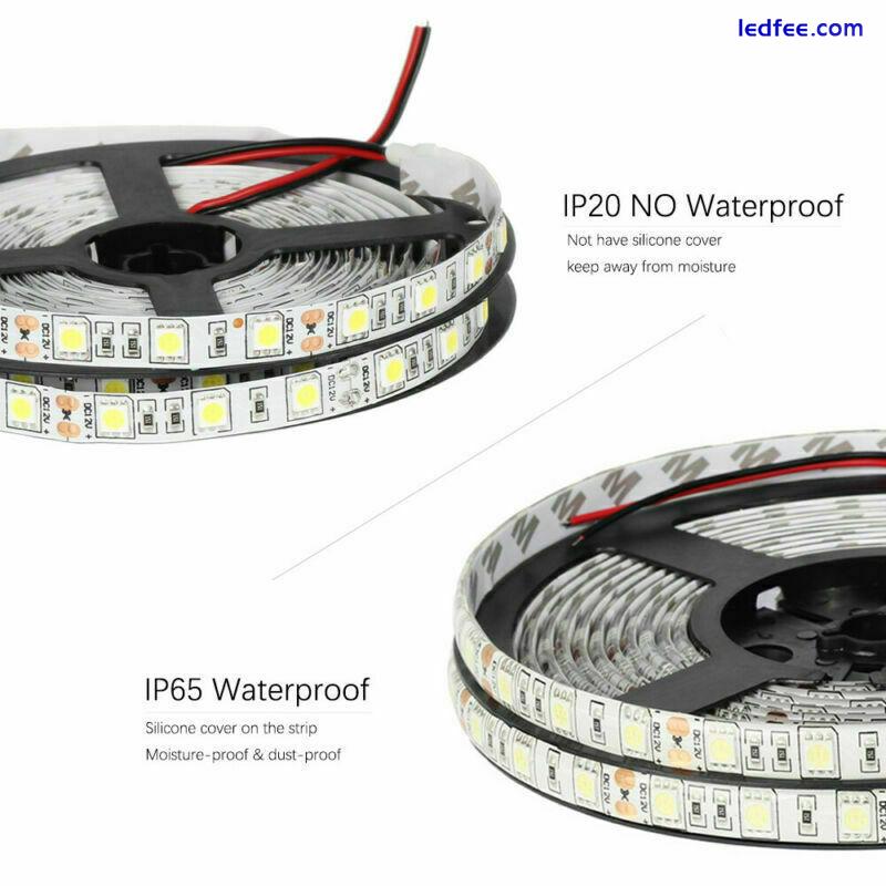 LED Strip RGB 12V 24V 5050 SMD 60LEDs/m LED Light strip 5 M DC 12 24 V Volt leds 0 