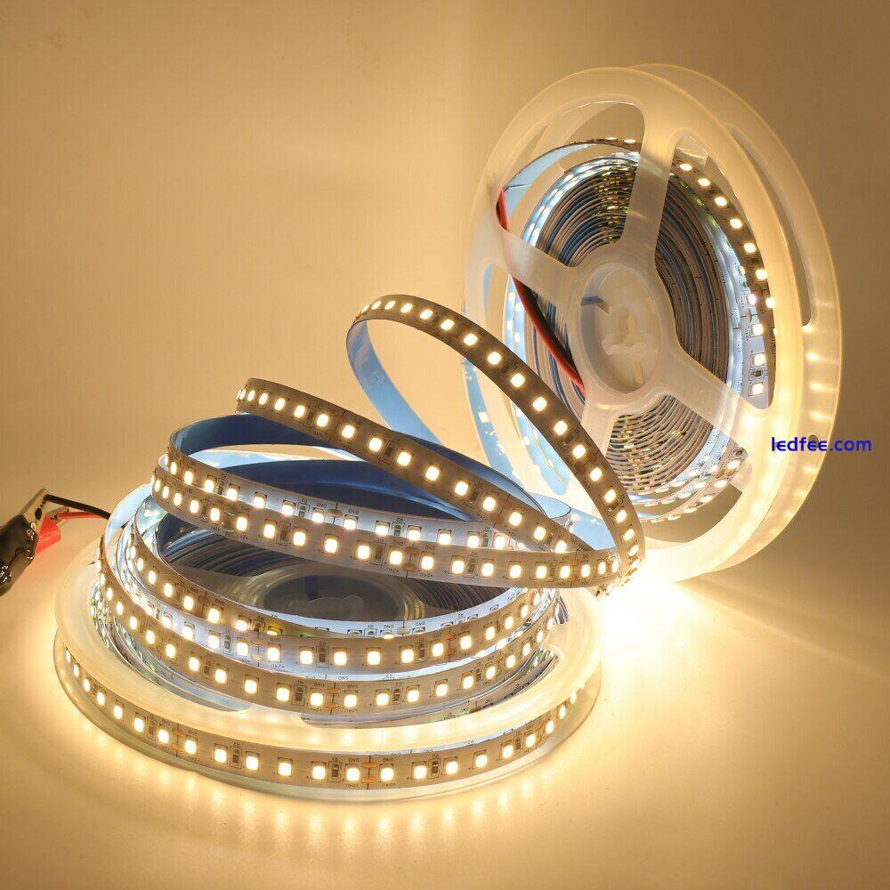 12V LED Strip 2835 SMD 240LED/m High Bright 10mm PCB LED Rope Ribbon Tape Light 4 