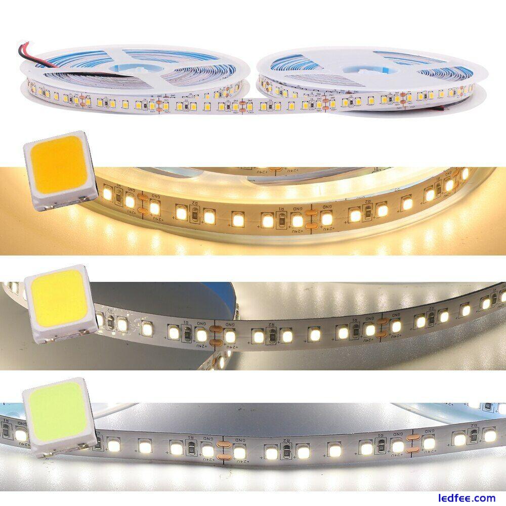 12V LED Strip 2835 SMD 240LED/m High Bright 10mm PCB LED Rope Ribbon Tape Light 1 