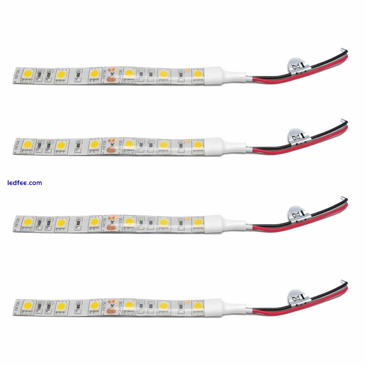 5050 LED Strip Light 12V Car Caravan Motorbike Cool White 6000K 10 30 cm Bright 2 