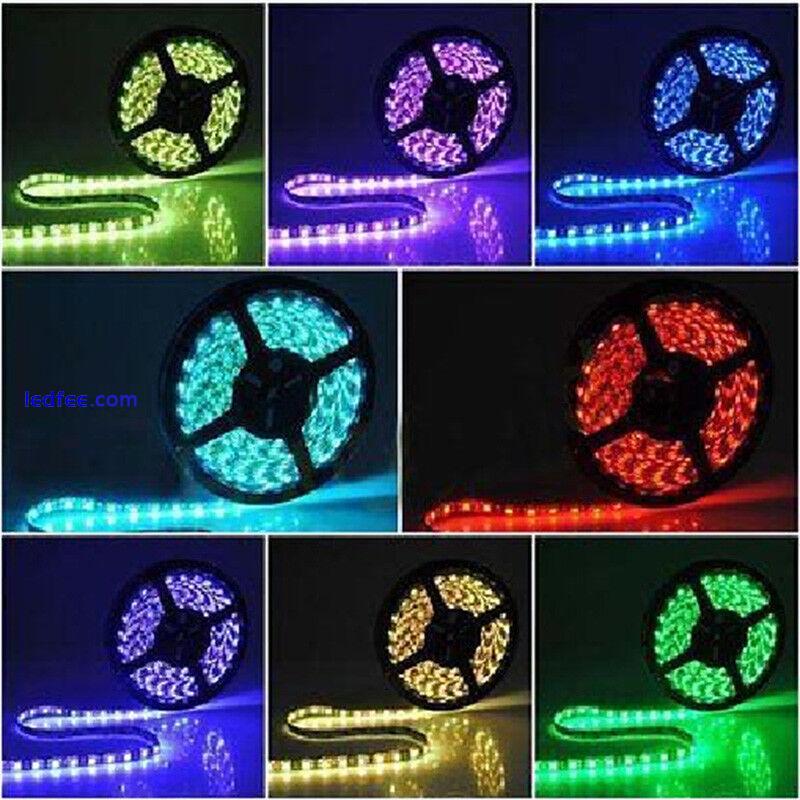 RGB LED STRIP LIGHTS COLOUR CHANGING UNDER CABINET KITCHEN LIGHTING SMD 5050 2 