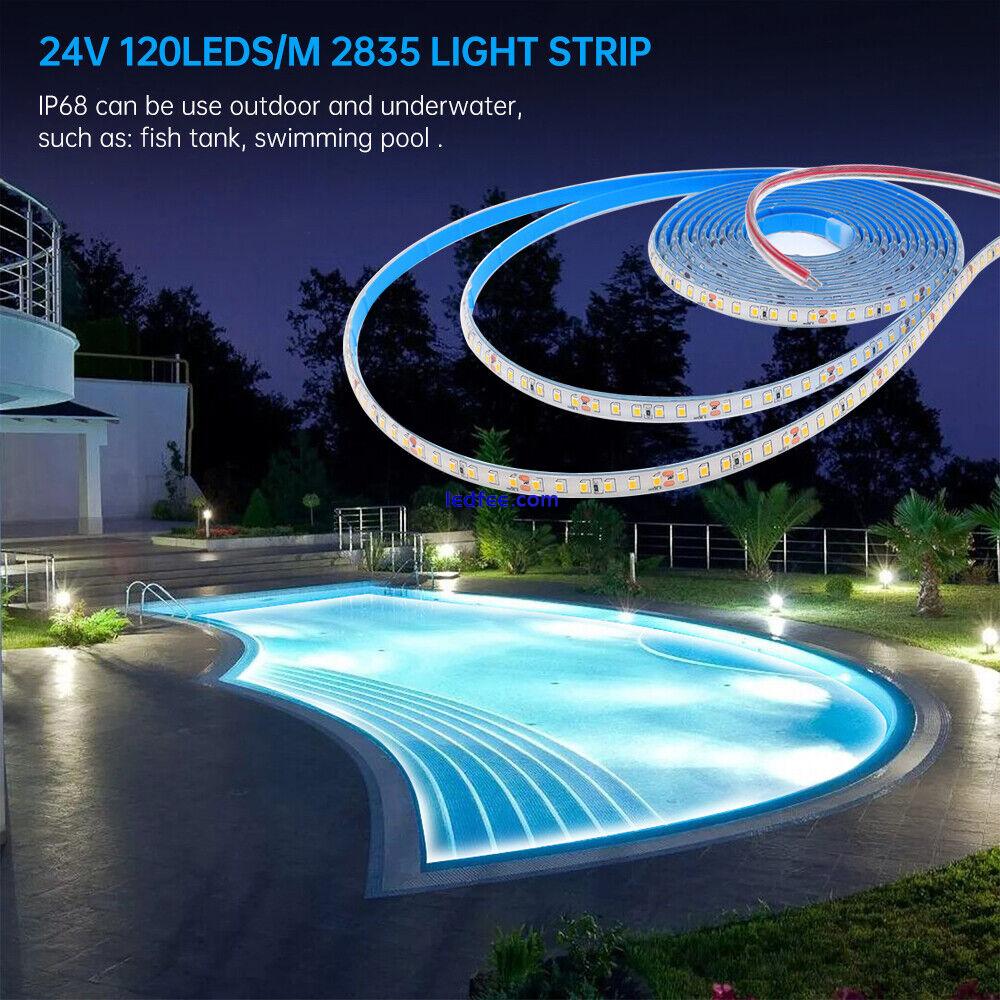 24V LED Strip Lights Waterproof IP68 Tape Rope Self Adhesive Outdoor Lighting UK 3 