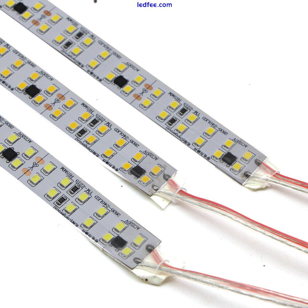 Double row  120led/m 240led/m 5M/20m 2835 SMD LED Strip Light 220V Kitchen lamp 0 