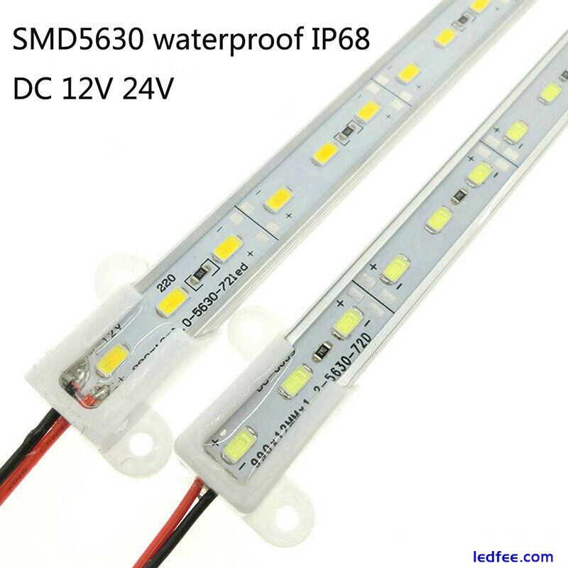 12V DC 50cm LED Cabinet Bar Light SMD 5730 U Profile Led Hard Strip Bar Lamp 4 