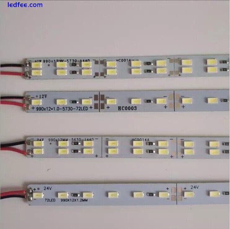 33CM 12V/24V 24/48 LED Light Strip Hard Rigid Tube Bar Lamp 5730-led Lights 5 