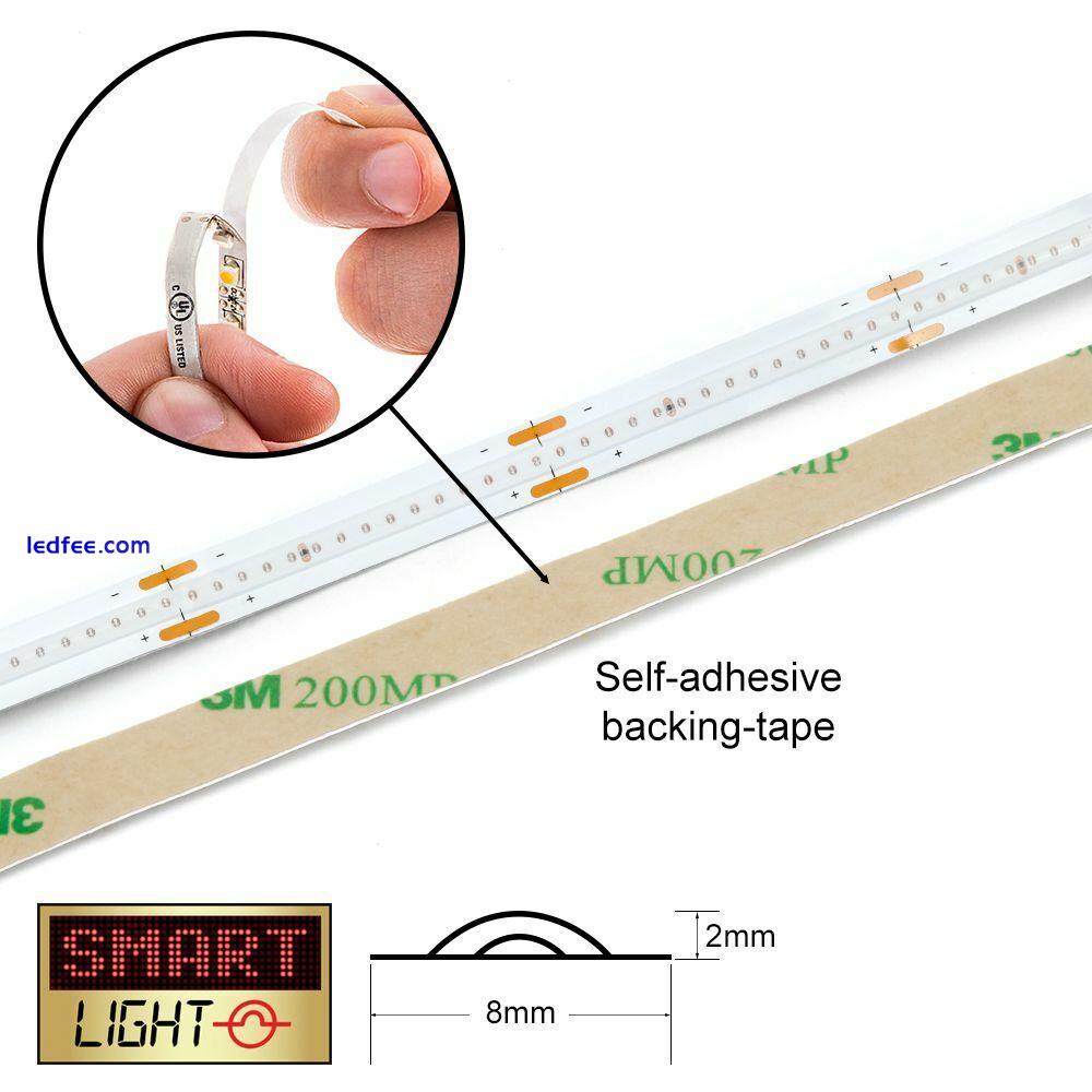 24V/1-5m Ultra-Bright SmartLight Cool/Warm White COB LED Strip Lights 320-480l/m 1 