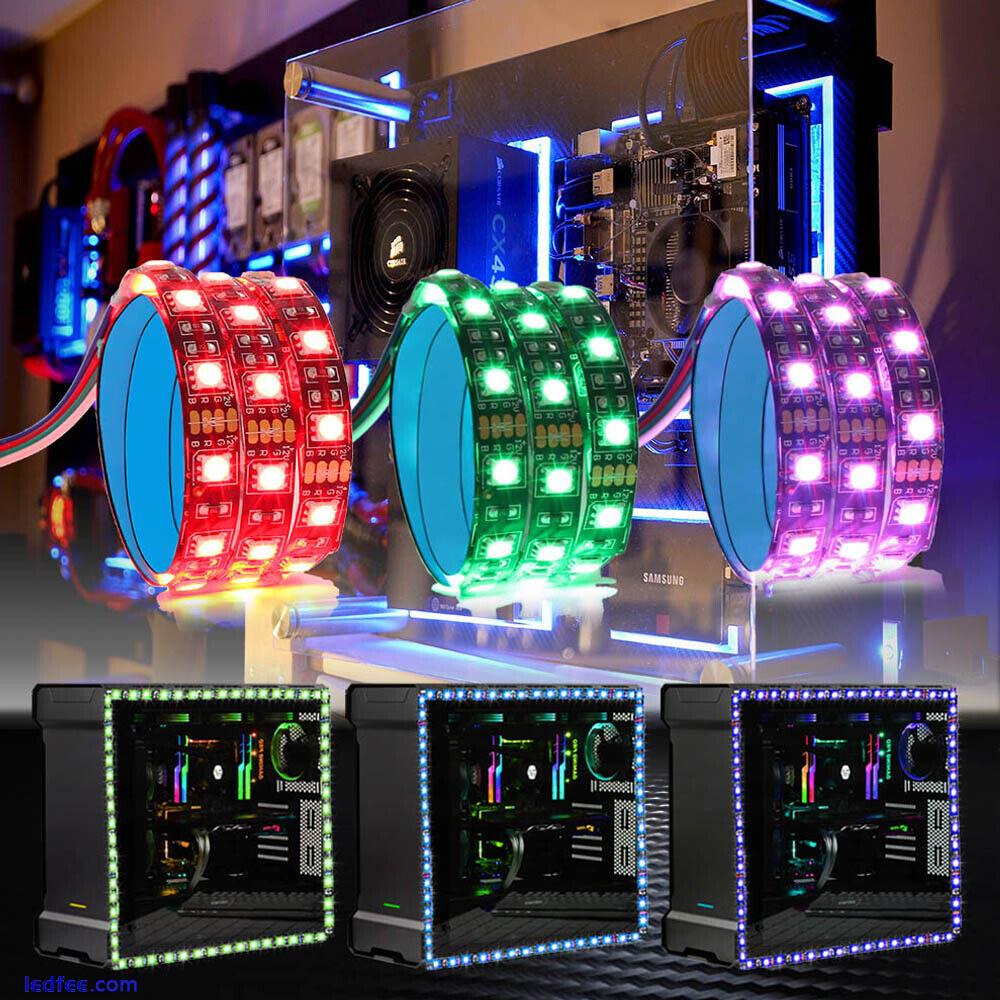PC Gaming LED Strip Case Mood Light Gamer DIY lamp RGB for Aura Sync Dimmable DC 3 