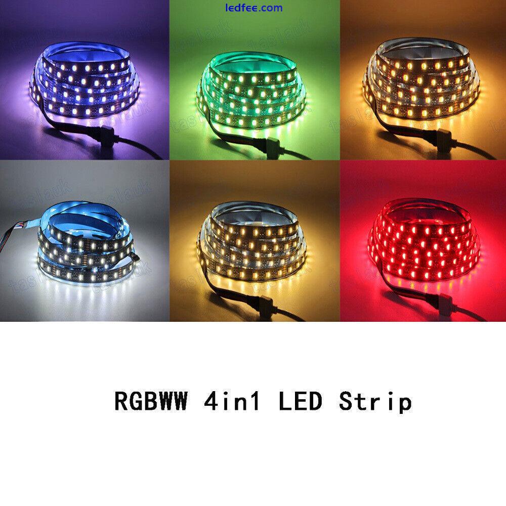 60/120/96/108Led/m 4in1 RGBW RGBWW 5050 Led Strip Light Flexible Tape lamp 1-5m  2 