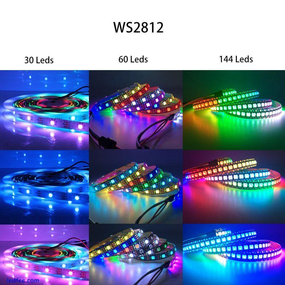 WS2812B Ws2811 WS2813 WS2815 Smart Addressable RGB Led Strip pixel light DC5/12V 3 