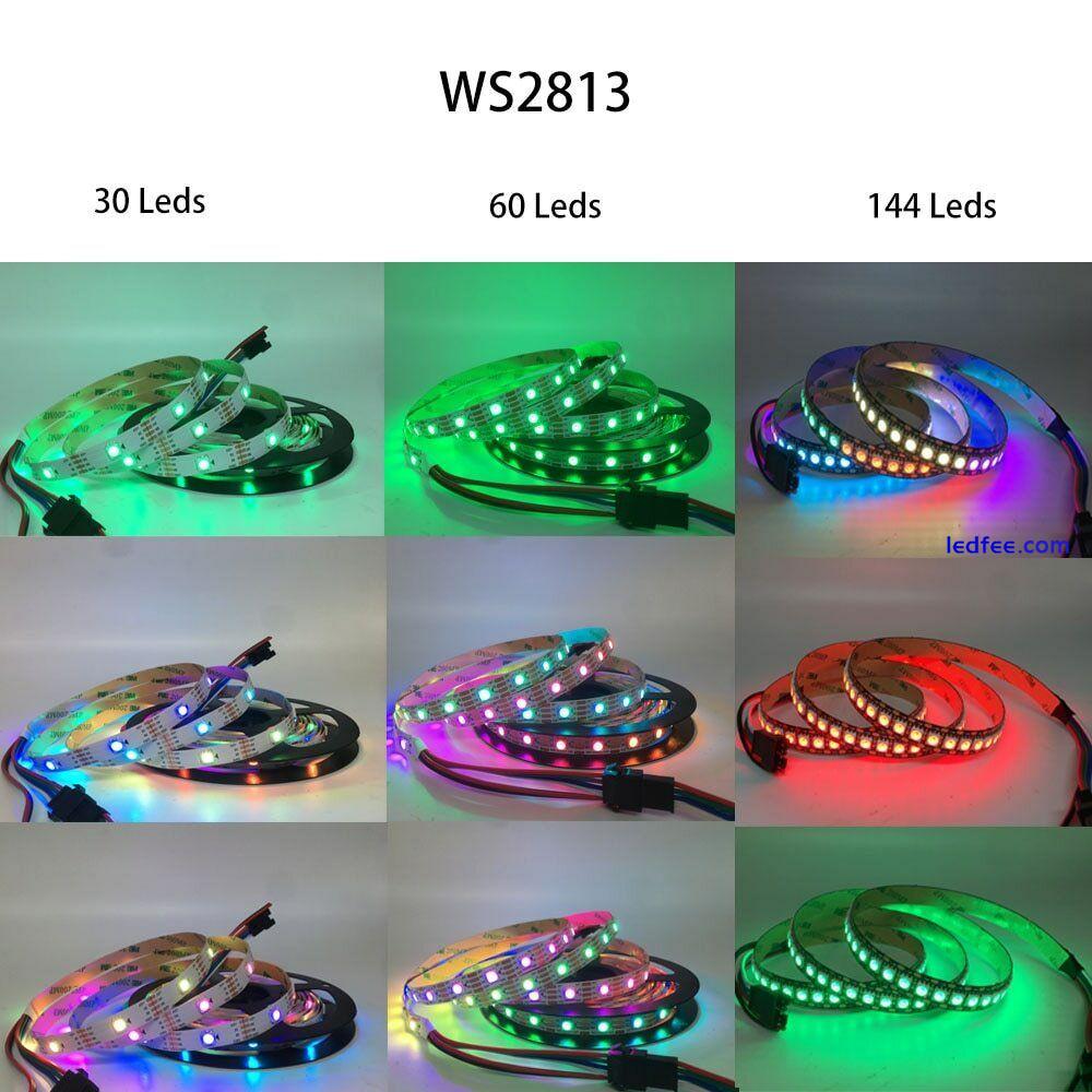 WS2812B Ws2811 WS2813 WS2815 Smart Addressable RGB Led Strip pixel light DC5/12V 4 