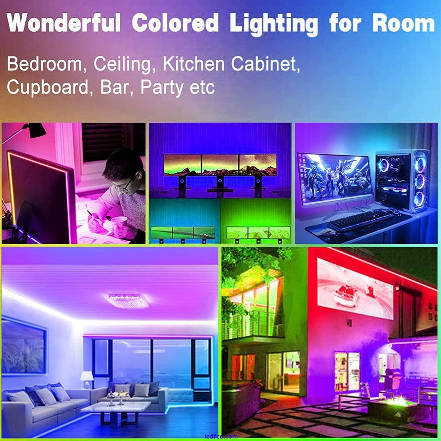 LED Strip Lights 10M RGB Light Colour Changing Tape Cabinet TV Lighting 44 Key 1 