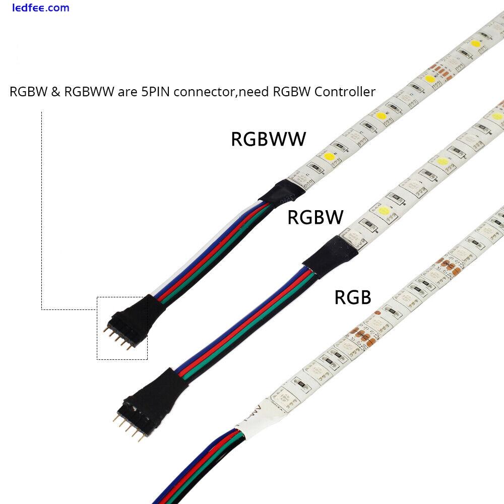 12V WIFI RGB RGBW/WW Led Strip 5050 Light Magic Home for Alexa Google tape lamp 2 