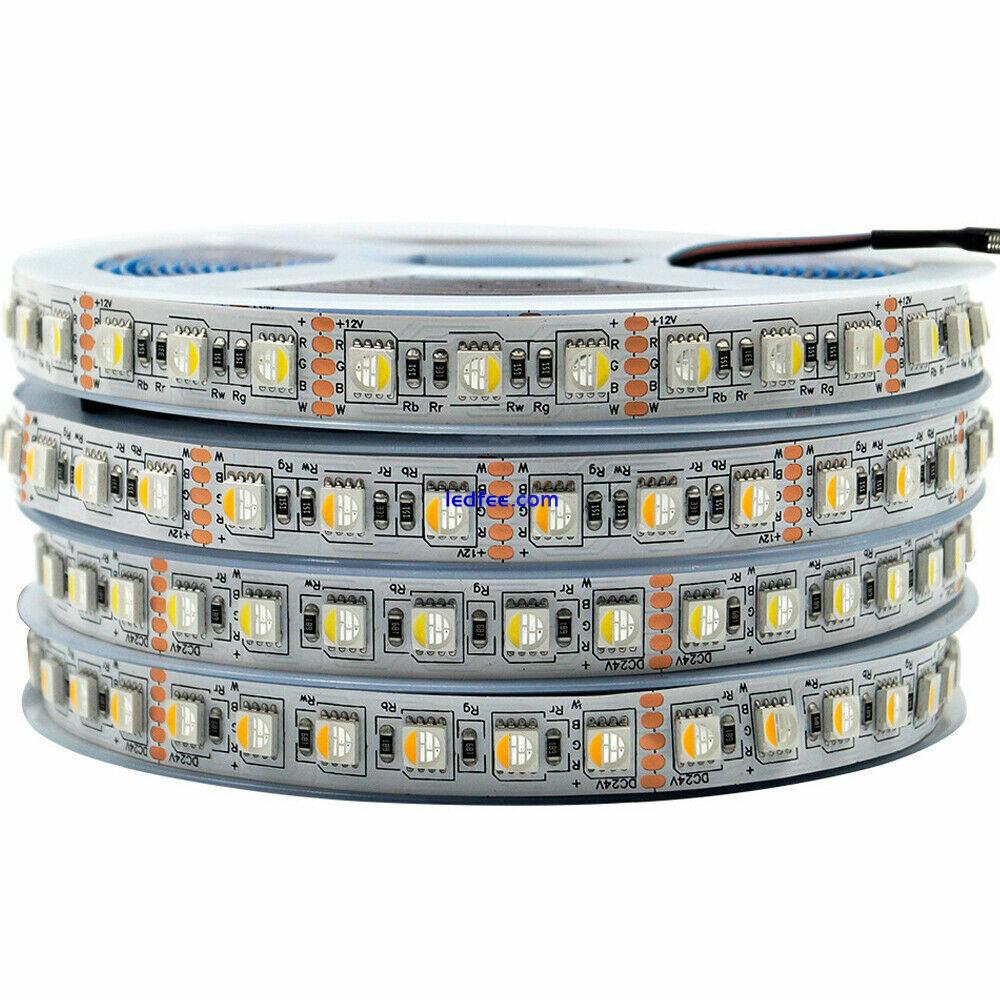 5m RGBW RGBWW 4in1 LED Strip light 60/96/120LEDS/M 5050 Flexibe tape STRING lamp 1 