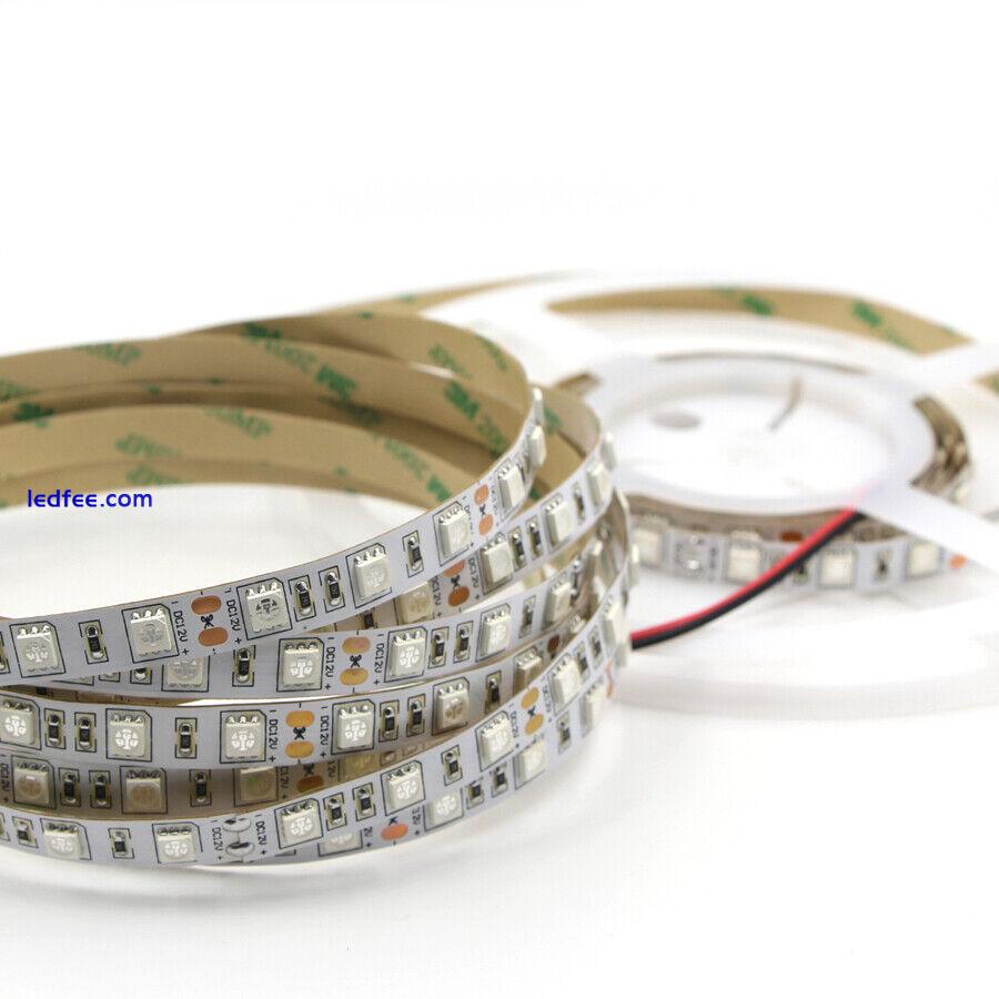 1-5M UV LED Strip Lights 5050 60/120LED/M Ultraviolet 395-405nm lamp 5/12/24v 2 