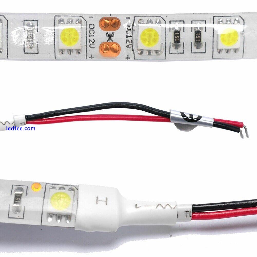 Waterproof Bright White 5050 LED Strip Lights 12V Caravan Boat Car 6000K 30cm 2 