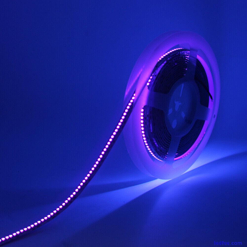 UV Black Light LED Strip 395-405nm 3528 12V Flexible Blacklight for Party Room 4 