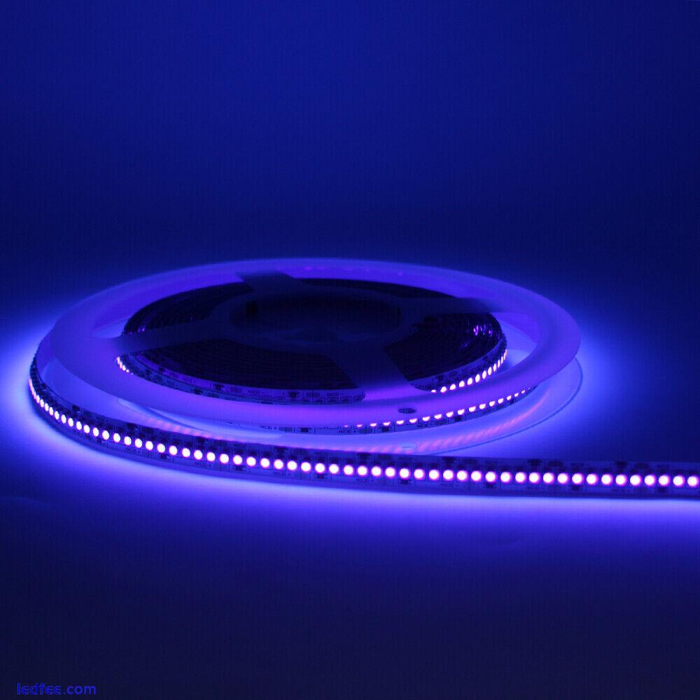 UV Black Light LED Strip 395-405nm 3528 12V Flexible Blacklight for Party Room 0 