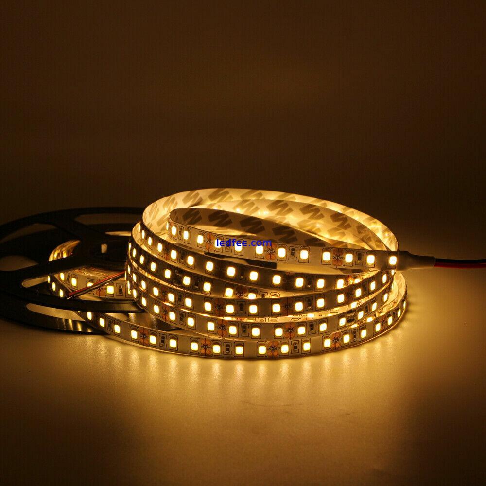 5M 3/4/5/8mm PCB 2835 SMD LED Strip Light 120leds/m Mood Lighting Xmas Lamp 12V 3 