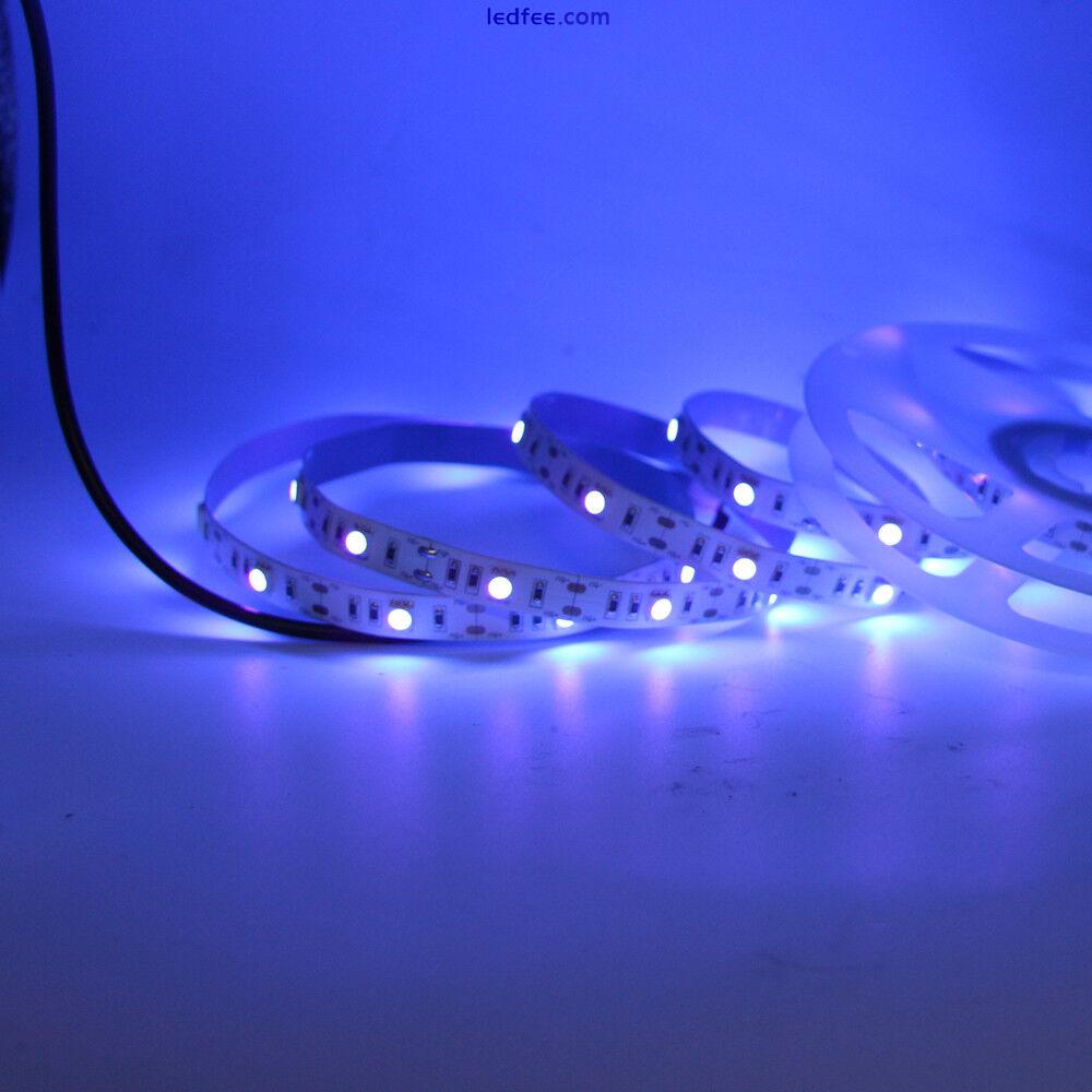 1M 2M UV Ultraviolet led Strip Light 395nm-405nm USB Battery LED tape lamp DC 5v 4 