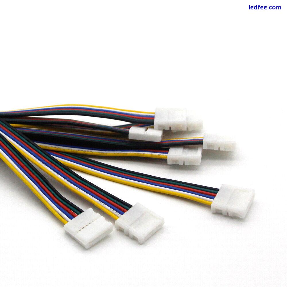 6Pin 12mm LED Strip cable Connector for RGB cct LED Strip Free Welding Connector 0 