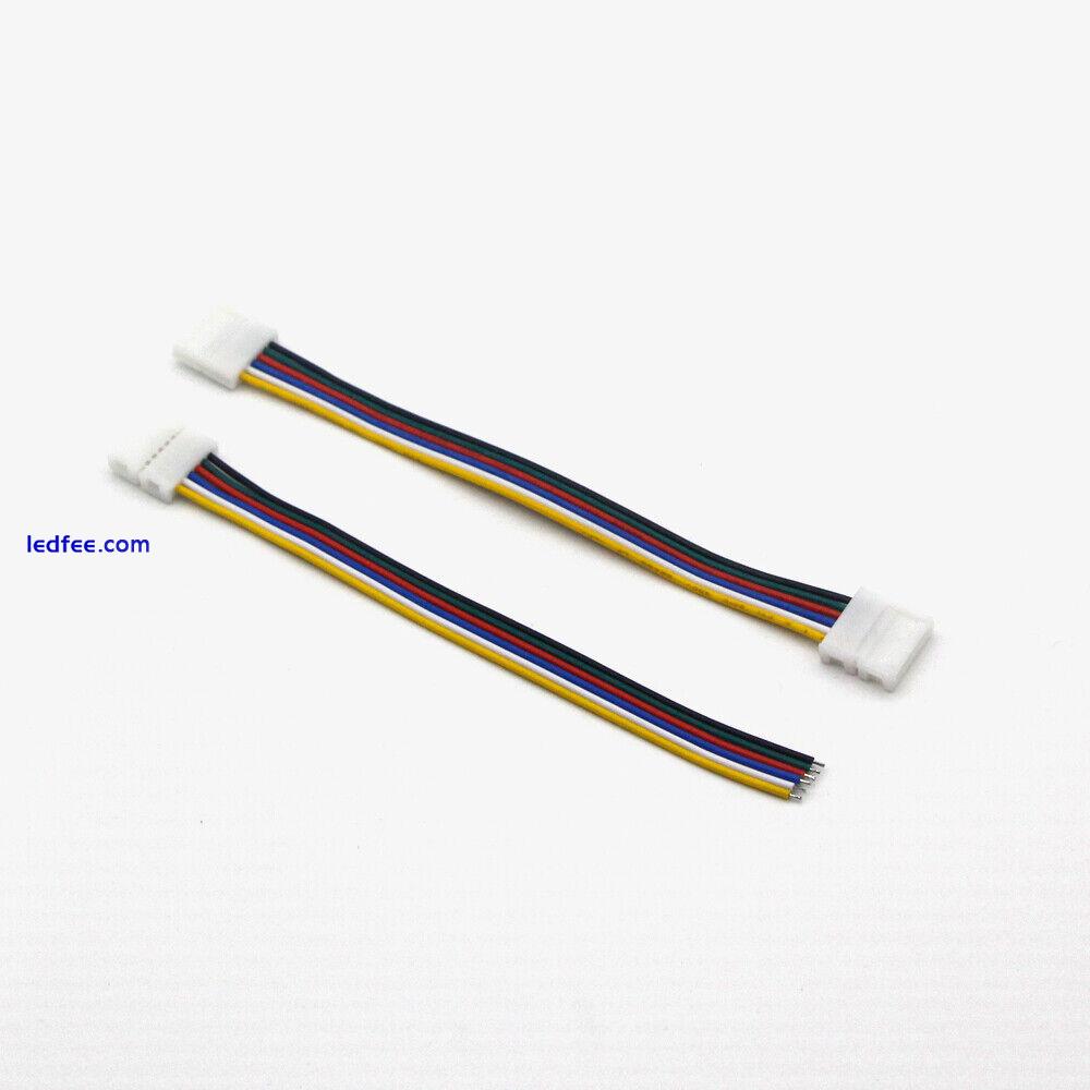6Pin 12mm LED Strip cable Connector for RGB cct LED Strip Free Welding Connector 3 