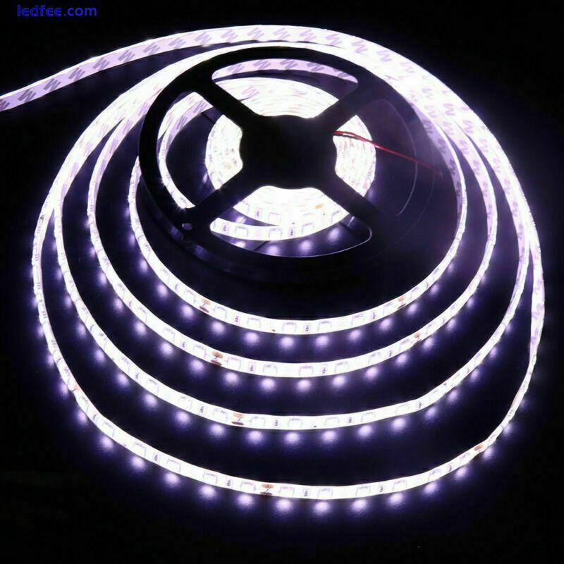 5V USB LED Strip Light White TV Backlight Lamp Self Adhesive Flexible Tape Wire 2 