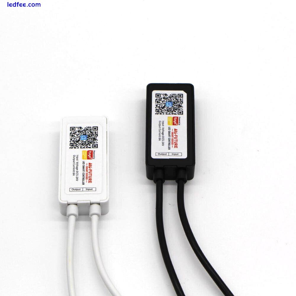 TUYA USB/DC WIFI Smart Life Wireless Controller RGB LED Strip For Alexa Google 5 