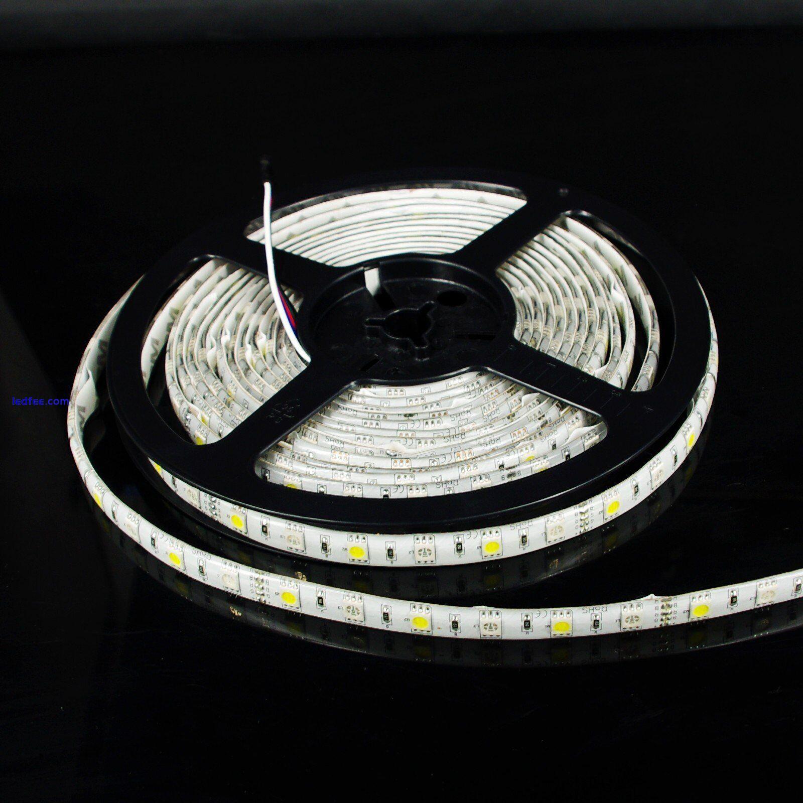 1M-10M RGBW SMD LED Color Changing Flexible Strip Lights Wifi Controller Cabinet 0 