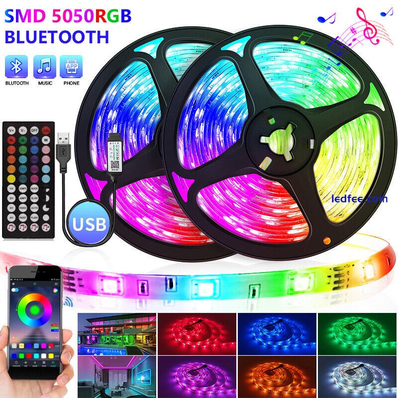 10m 20m LED Strip 5050 RGB Lights Colour Changing Tape Cabinet Kitchen Lighting 0 